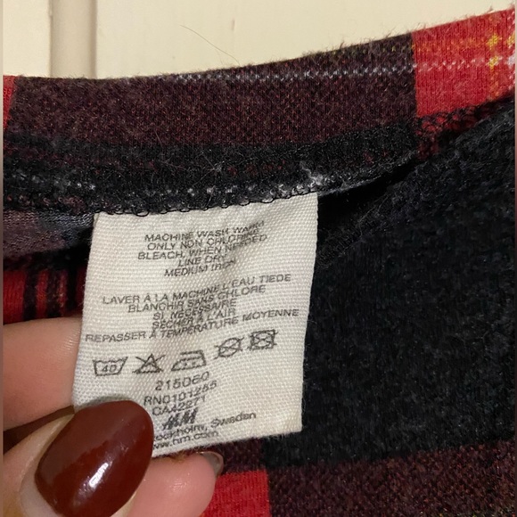 Divided plaid leggings - Picture 3 of 4